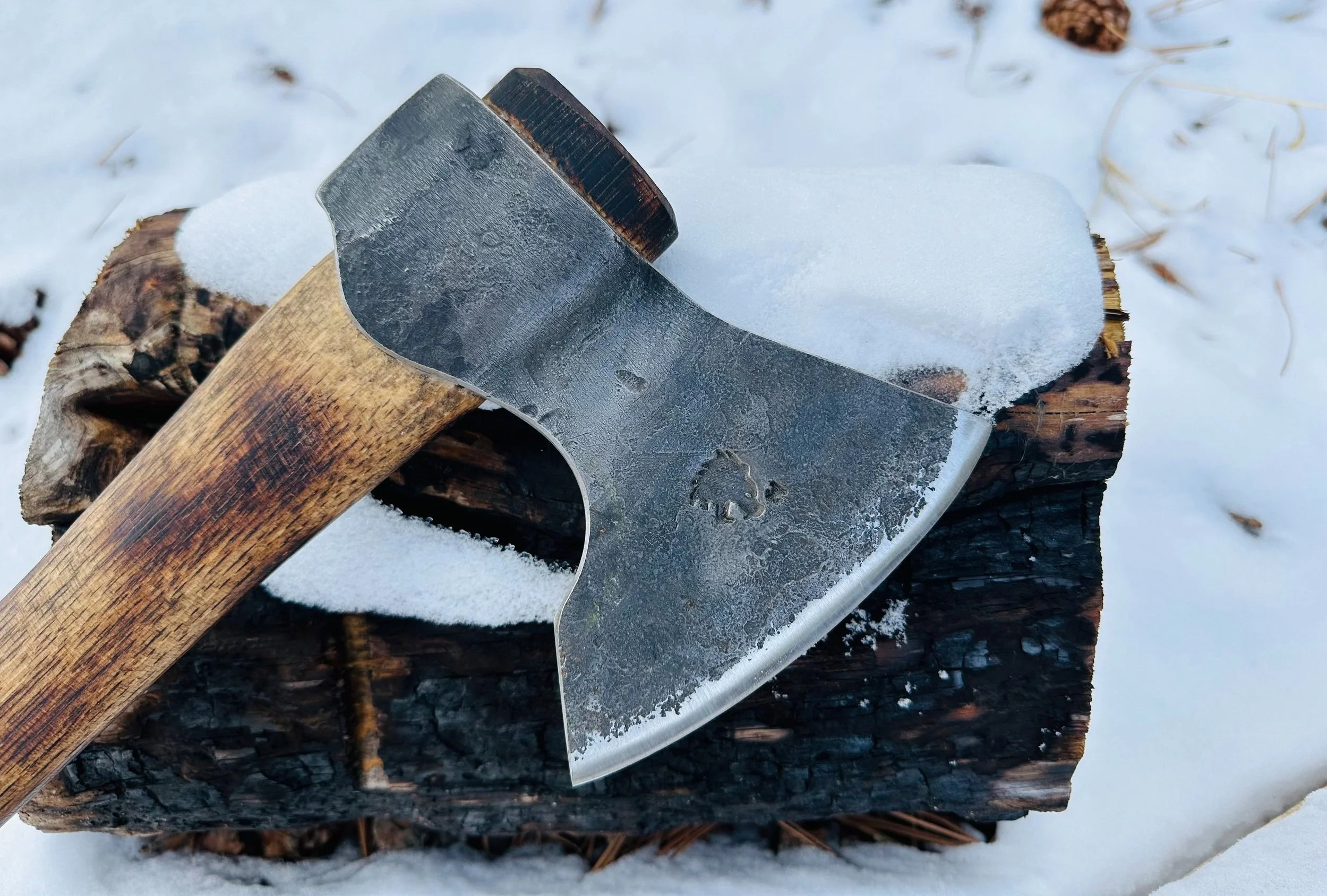 【acha 】TRIPLE AXE Spiked Medieval Axe Steel Viking Replica Battle Hatchet